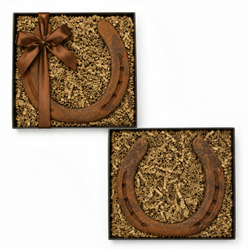 Chocolade gereedschap: hoefijzer giftbox