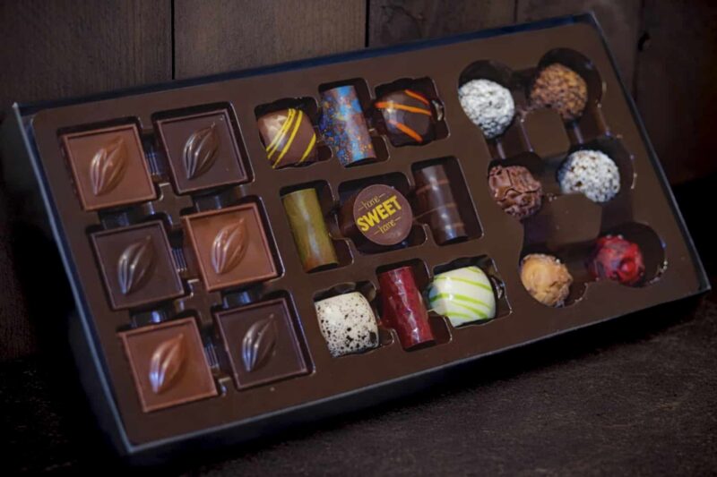 Assortiment pralines, kogels en mignonettes