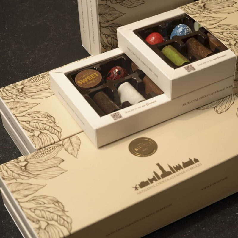 Luxe doos met 30 huisgemaakte pralines
