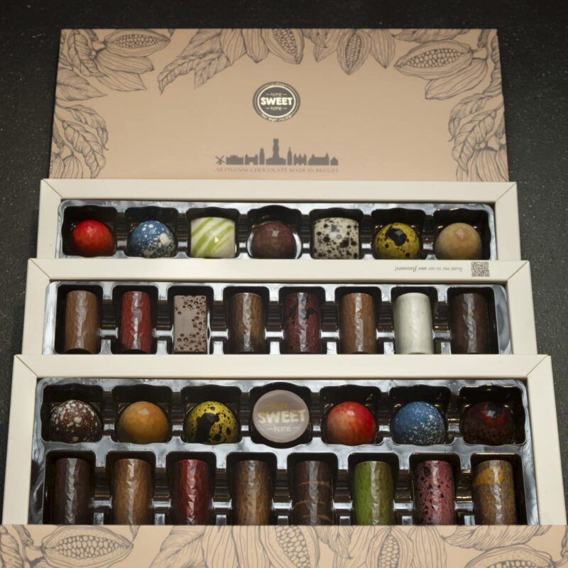 Luxe doos met 45 huisgemaakte pralines
